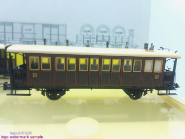 Trix H0 DC 21252 Personenwagen-Set Nebenbahn-Zug der Pfalz-Bahn / NEM / OVP