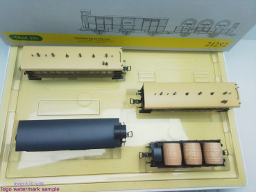 Trix H0 DC 21252 Personenwagen-Set Nebenbahn-Zug der Pfalz-Bahn / NEM / OVP