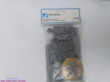 Viessmann 4195 / Tunneloberleitungsset / 10 Masten / 3 m Fahrleitungsband / OVP