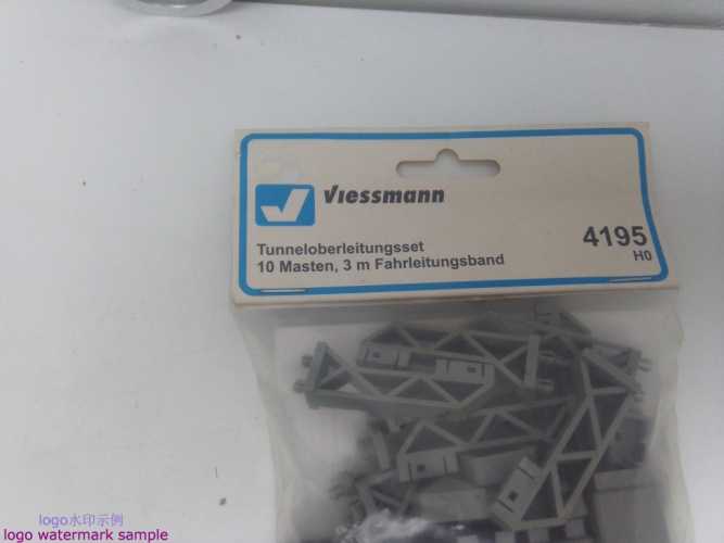 Viessmann 4195 / Tunneloberleitungsset / 10 Masten / 3 m Fahrleitungsband / OVP