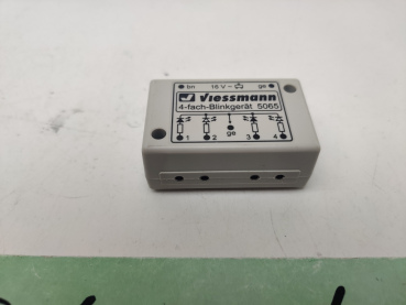 Viessmann 5065 Vierfach-Blinkelektronik für Andreaskreuze