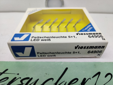 Viessmann N DC 64906 Peitschenleuchte 5 + 1 / Led weiß / OVP