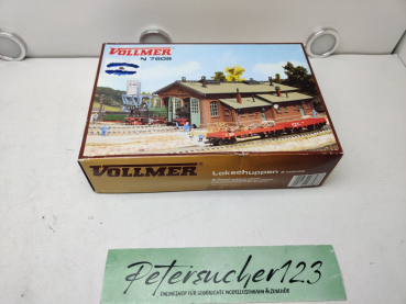Vollmer N 7608 Lokschuppen 2-Ständig / Bausatz vollständig / OVP