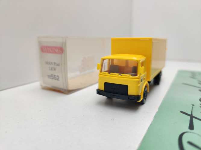 Wiking H0 18 552 MAN Post Koffer-LKW / 1:87 / OVP