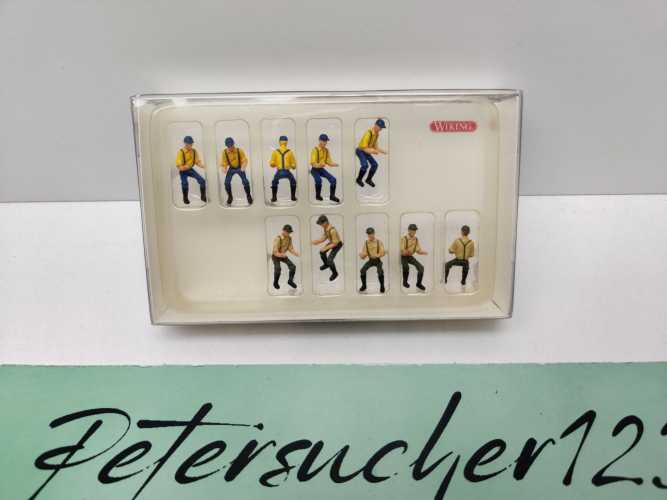 Wiking H0 016 03 23 Figuren-Set "Fahrer akt. Traktoren" / 10 Figurinen / OVP