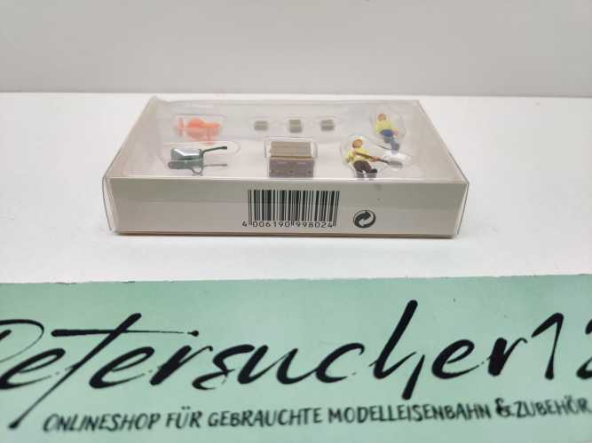 Wiking H0 1200 49 Figuren-Set "Baustellen-Set" / 8 Figurinen / OVP