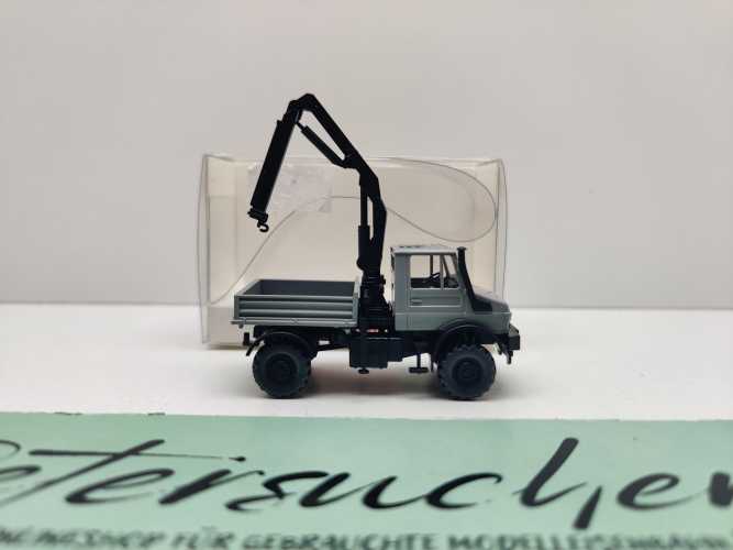 Wiking H0 647 03 27 Mercedes Benz "Unimog U1850" Ladekran / 1:87 / OVP