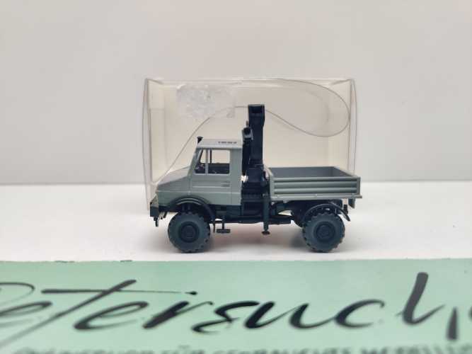 Wiking H0 647 03 27 Mercedes Benz "Unimog U1850" Ladekran / 1:87 / OVP