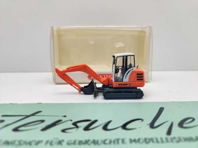 Wiking H0 658 01 29 Mini-Raupenbagger "HR18" Firma Karl Schaeff / 1:87 / OVP