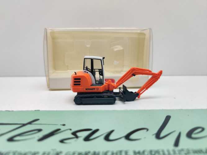 Wiking H0 658 01 29 Mini-Raupenbagger "HR18" Firma Karl Schaeff / 1:87 / OVP