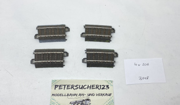 Märklin H0 4 x gebogenes  C-Gleis  24206 Anlagenrückbau