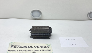 Märklin H0 4 x gebogenes  C-Gleis  24206 Anlagenrückbau