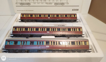 Märklin H0 AC 43108 Nahverkehrswagen-Set "Ruhr-Schnellverkehr" / K / DRG / OVP