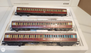 Märklin H0 AC 43108 Nahverkehrswagen-Set "Ruhr-Schnellverkehr" / K / DRG / OVP