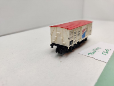 Minitrix N DC 13602 ged. Güterwagen "Libbys" G / DRG