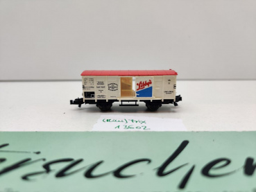 Minitrix N DC 13602 ged. Güterwagen "Libbys" G / DRG