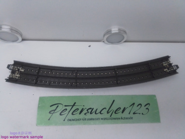 Märklin H0 1 x gebogenes C-Gleis 24430  R4  = 579.3 mm / 30° / Anlagenrückbau