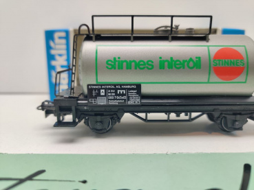 Märklin H0 AC 4440 Kesselwagen "Stinnes Interöl" / DB / OVP blau