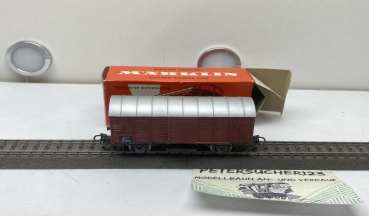 401//Märklin H0 4505 Ged. Güterwagen Braun  Blech Rote OVP M522_GW2453/1