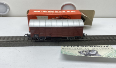 401//Märklin H0 4505 Ged. Güterwagen Braun  Blech Rote OVP M522_GW2453/1