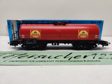 Märklin H0 4649  Kesselwagen AVIA / Rot / 4-Achser / Blaue OVP