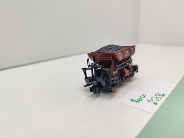 Roco N DC 25036 Schotterwagen mit Schotterladung Otm36 / DB