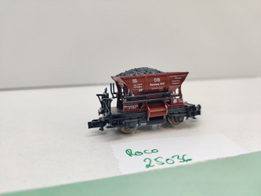 Roco N DC 25036 Schotterwagen mit Schotterladung Otm36 / DB