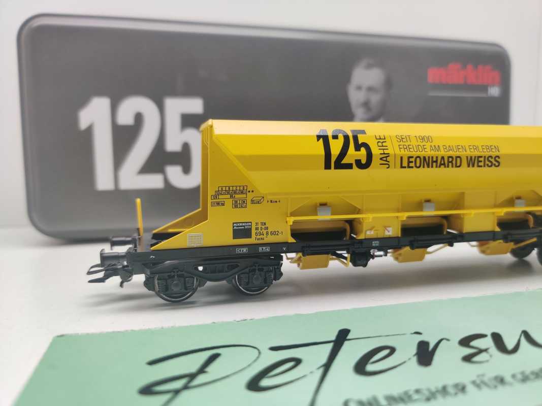 Märklin H0 AC 48125 Museumswagen'25 ,,Leonhard Weiss" / NEM / P, DB / OVP