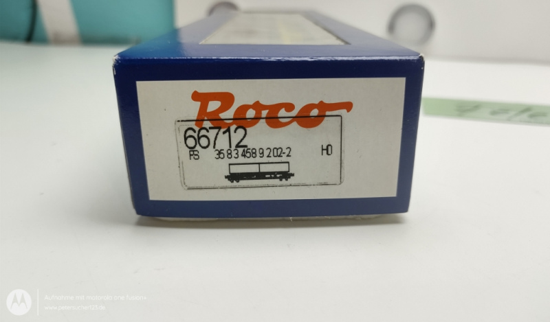 Roco H0 DC 66712 Taschenwagen SAE /  /FS / OVP