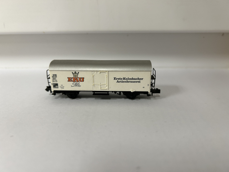 Fleischmann N DC 8023 K Gedeckter Güterwagen EKU / DB / Analog / OVP