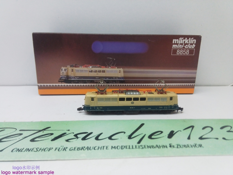 Märklin Z DC 8858 Elektrolok Blau / Beige / DB / OVP
