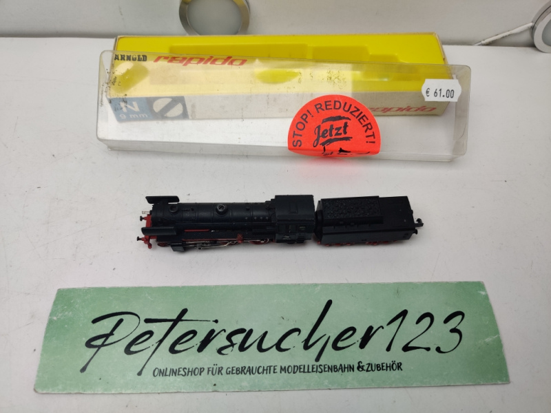 Arnold N DC 0223 Dampflok Schlepptender / Schwarz / OVP