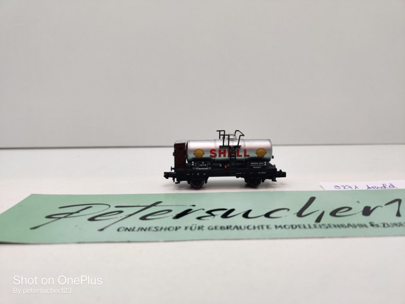 Arnold N DC 0271 1x Kesselwagen m Brmshs "Shell" aus 2er-Set / Privat, DB