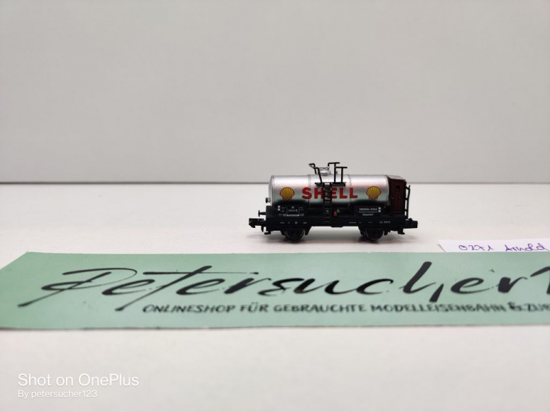 Arnold N DC 0271 1x Kesselwagen m Brmshs "Shell" aus 2er-Set / Privat, DB