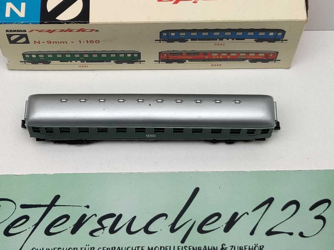 Arnold N DC 0341 Schnellzugwagen 2.Kl B4üm / DB / OVP