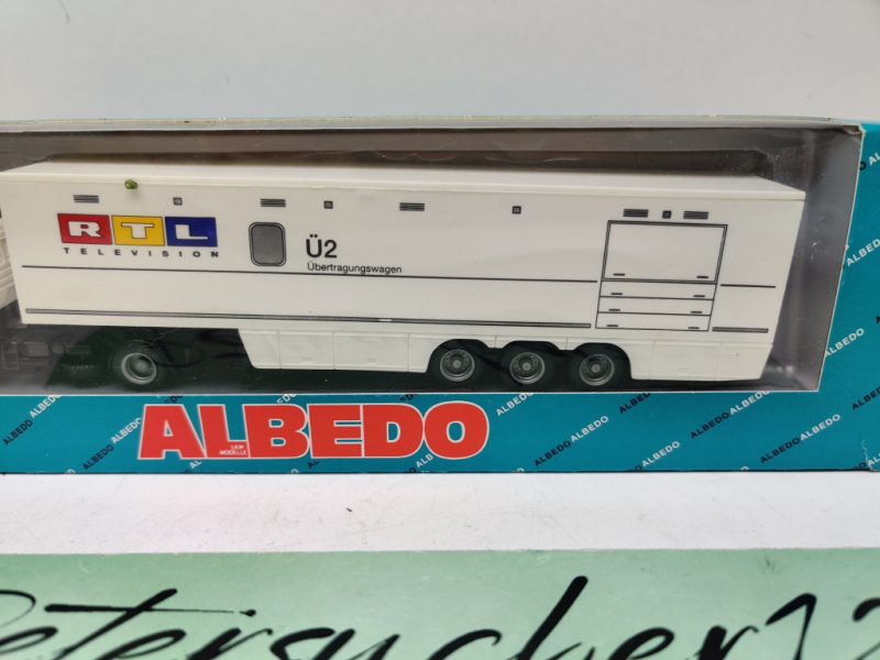 Albedo H0 / 1:87 / 202001 Sattelzug RTL / Übertragungswagen / OVP