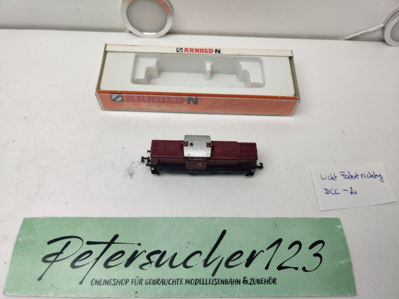 Fleischmann N DC 7230 / BR212 380-0 Diesellok / DB / Rot / DCC / Ersatz-OVP