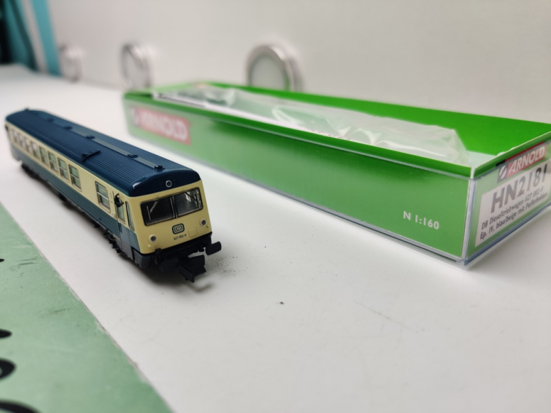 Arnold N DC HN2181 / BR627 002-9 Dieseltriebwagen / DB / beheimatet im Bw Kempten / Digital / OVP