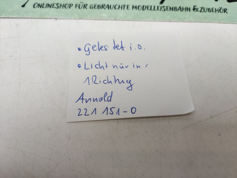 Arnold N DC 2023 / BR221 151-0 Diesellok / DB / Rot / Analog