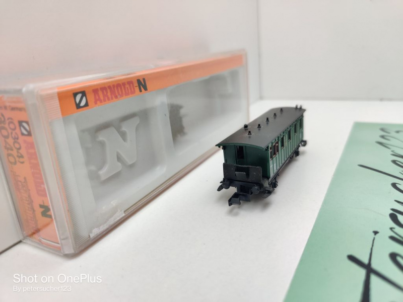 Arnold N DC 3040 Personenwagen 2./3.Kl / K.P.E.V. / OVP
