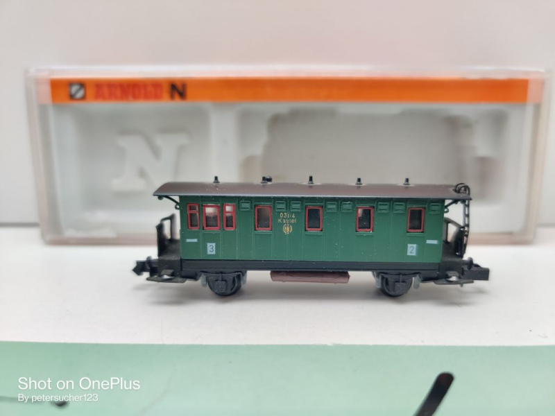 Arnold N DC 3040 Personenwagen 2./3.Kl / K.P.E.V. / OVP
