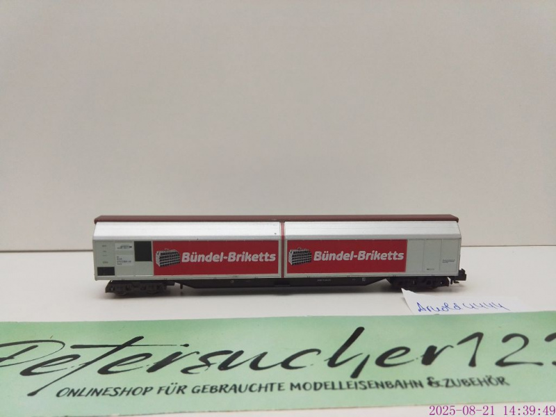 Arnold N DC 4444 Großraum-Schiebewandwagen "Bündel-Briketts" / Habis8 / DB