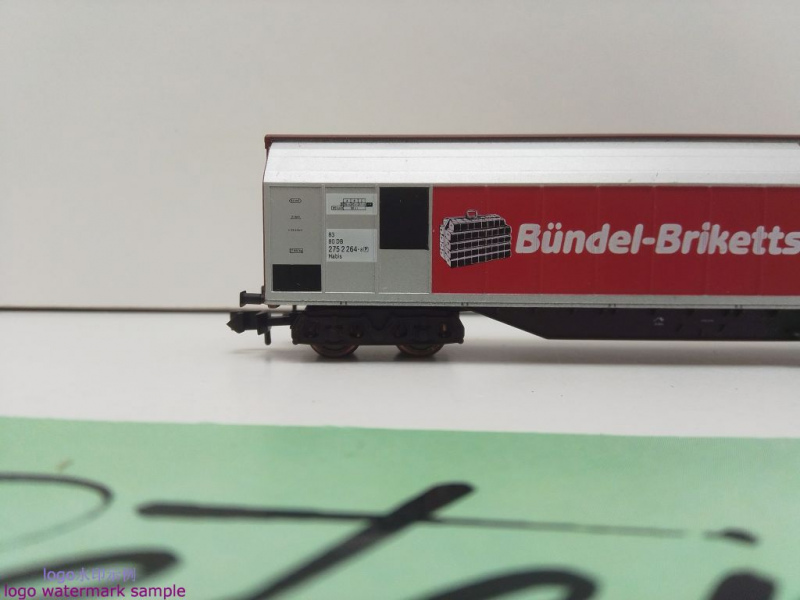 Arnold N DC 4444 Großraum-Schiebewandwagen "Bündel-Briketts" / Habis8 / DB