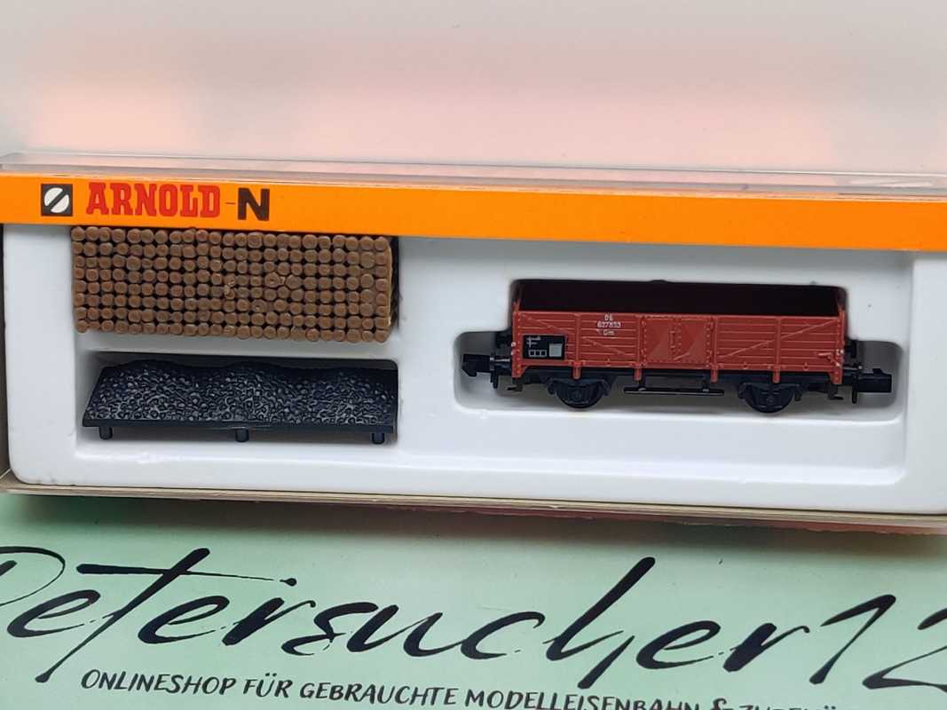 Arnold N DC 4471 Hochbordwagen Om / 2 Ladungseinsätze / DB / OVP