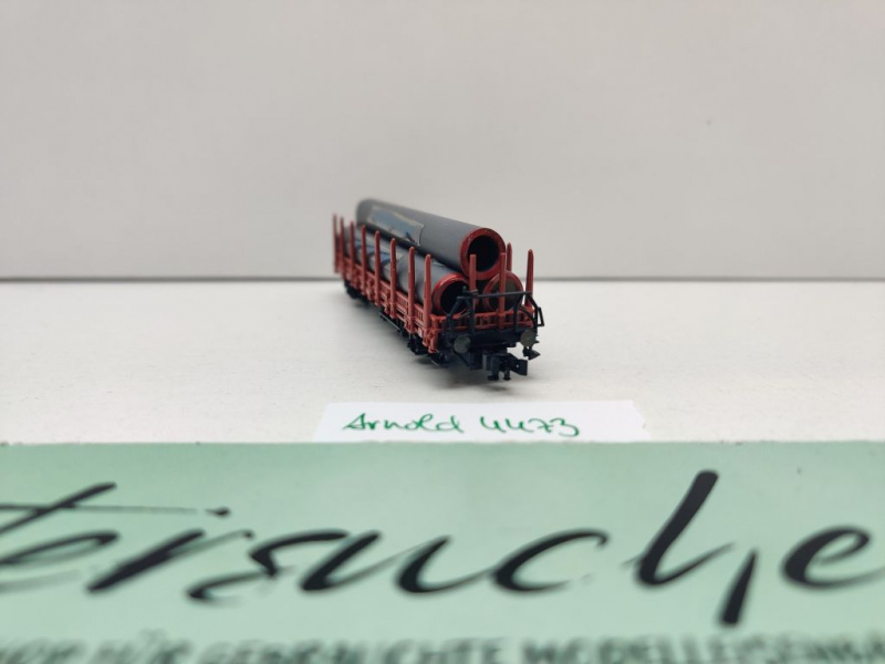Arnold N DC 4473 ged. Rungenwagen Röhren "Hoesch" Kbs442 / DB
