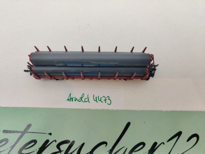Arnold N DC 4473 ged. Rungenwagen Röhren "Hoesch" Kbs442 / DB