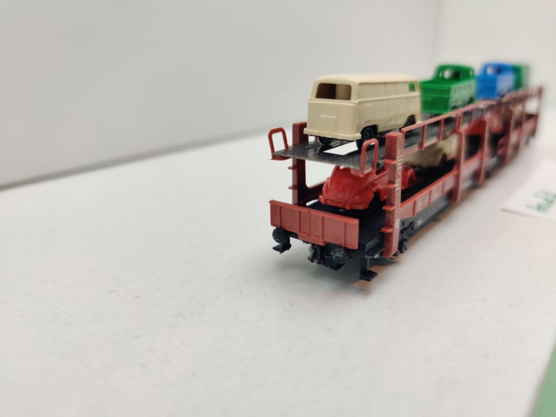 Arnold N DC 4990 2teilig Autotransporteinheit Ladung 8 VW / Offehs68 / DB