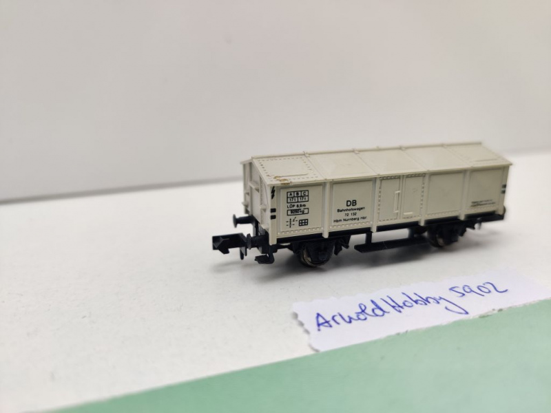 Arnold N DC 5902 Klappdeckelwagen K25 grau / DB