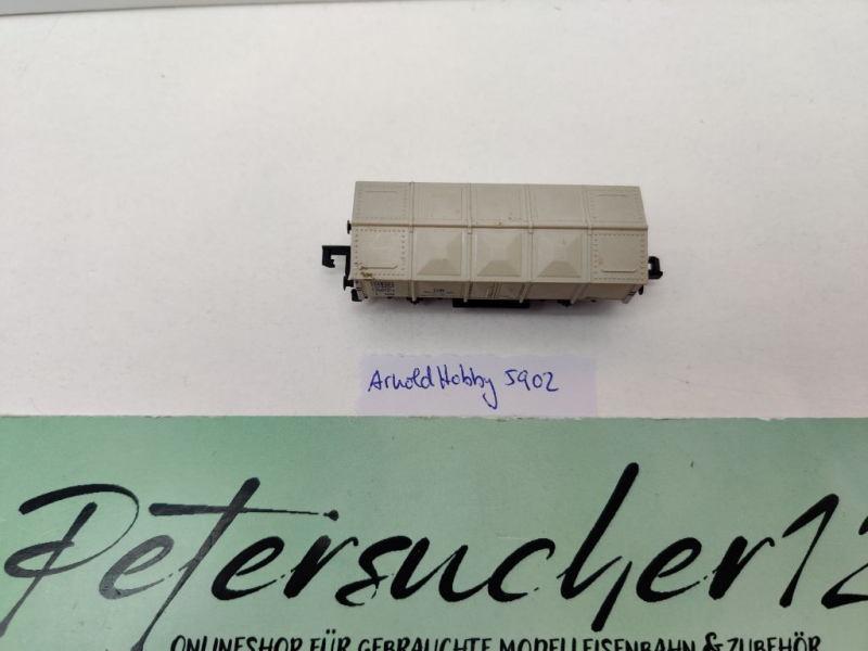Arnold N DC 5902 Klappdeckelwagen K25 grau / DB