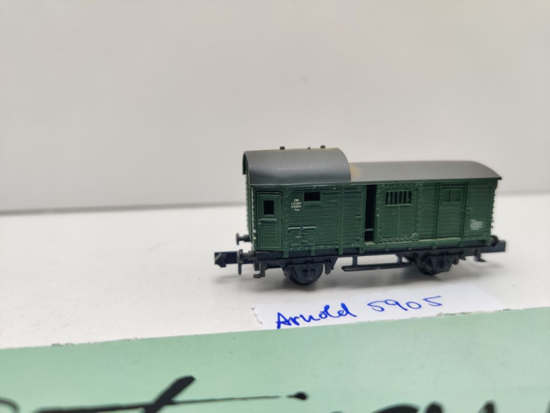 Arnold Hobby N DC 5905 Güterzugbegleitwagen / Pwg / DB